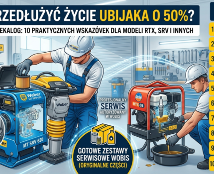 Serwisowy dekalog: Jak przedłużyć życie ubijaka stopowego o 50%? Praktyczne wskazówki dla modeli RTX, SRV i innych